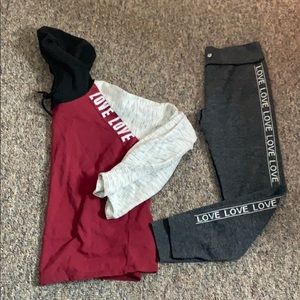 Sweater and leggings